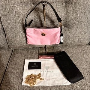 NWT VERSACE LA MEDUSA MINI BAG IN PINK